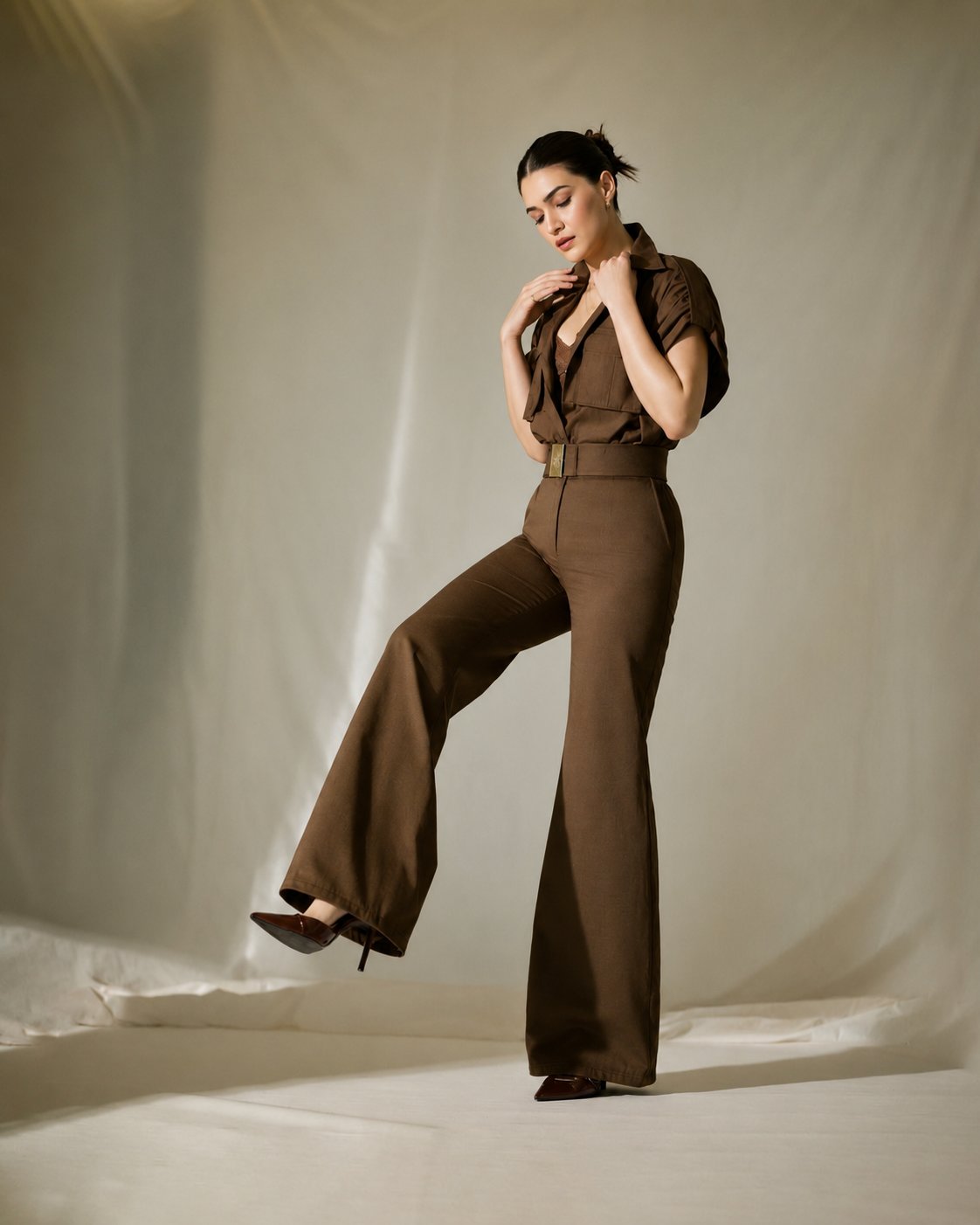 Chocolate Brown Haute Couture Editorial