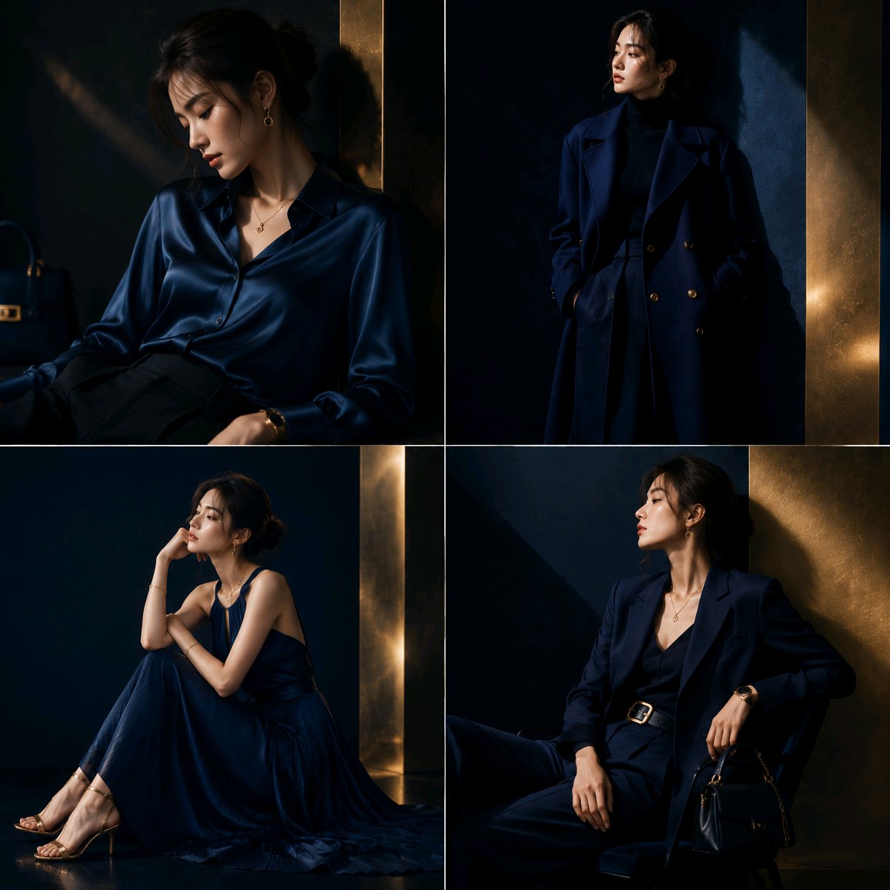 Premium Blue Fashion Editorial