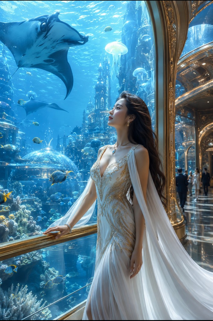 Luxury Underwater Aquarium City