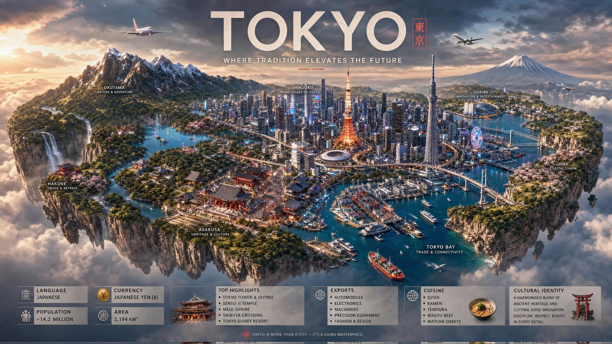 Luxury Miniature Country Map Poster