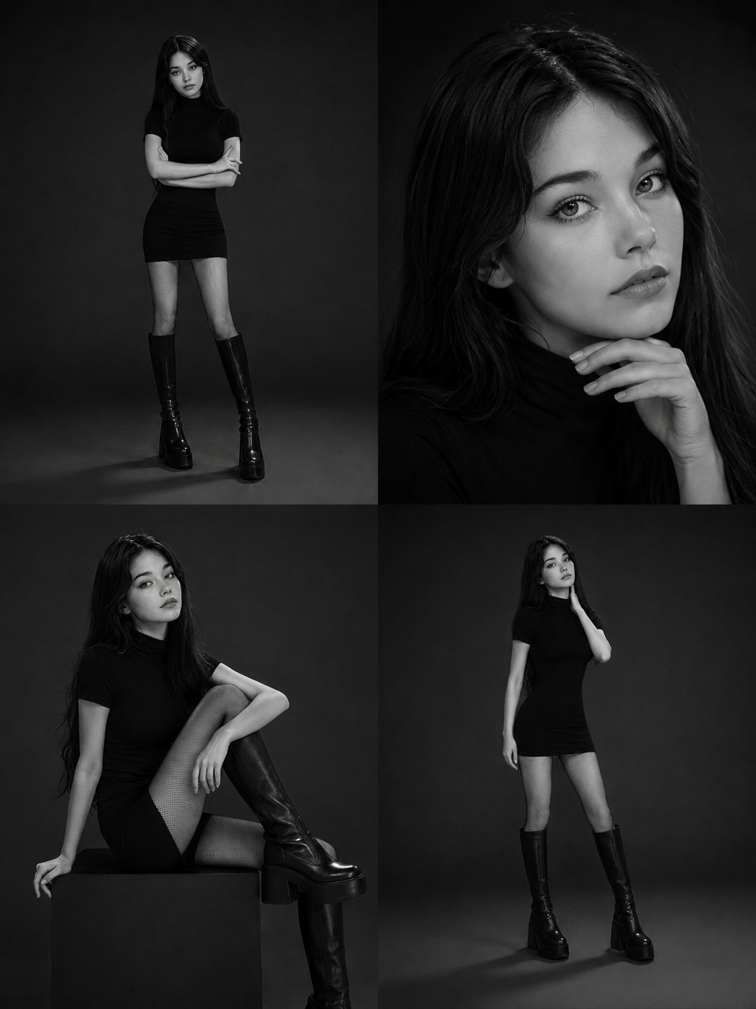 Monochrome Fashion Editorial