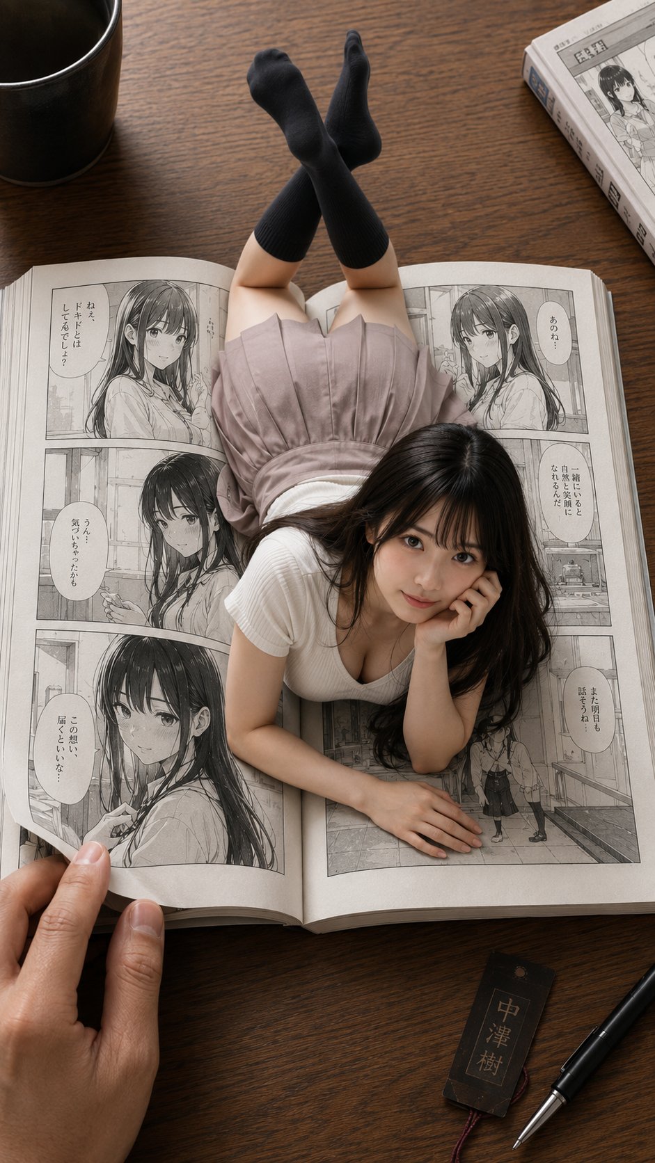 Comic Girl Breaks Into Reality
