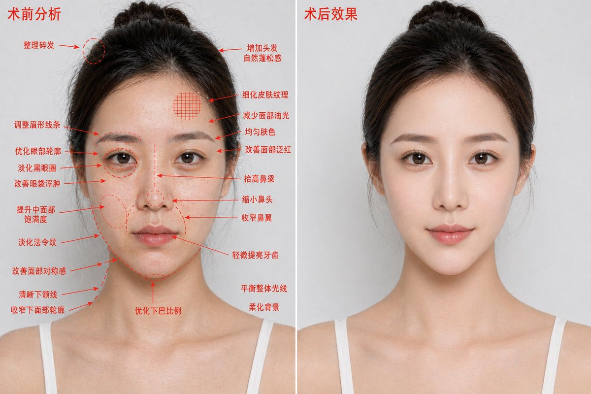Medical Aesthetics Before After Comparison