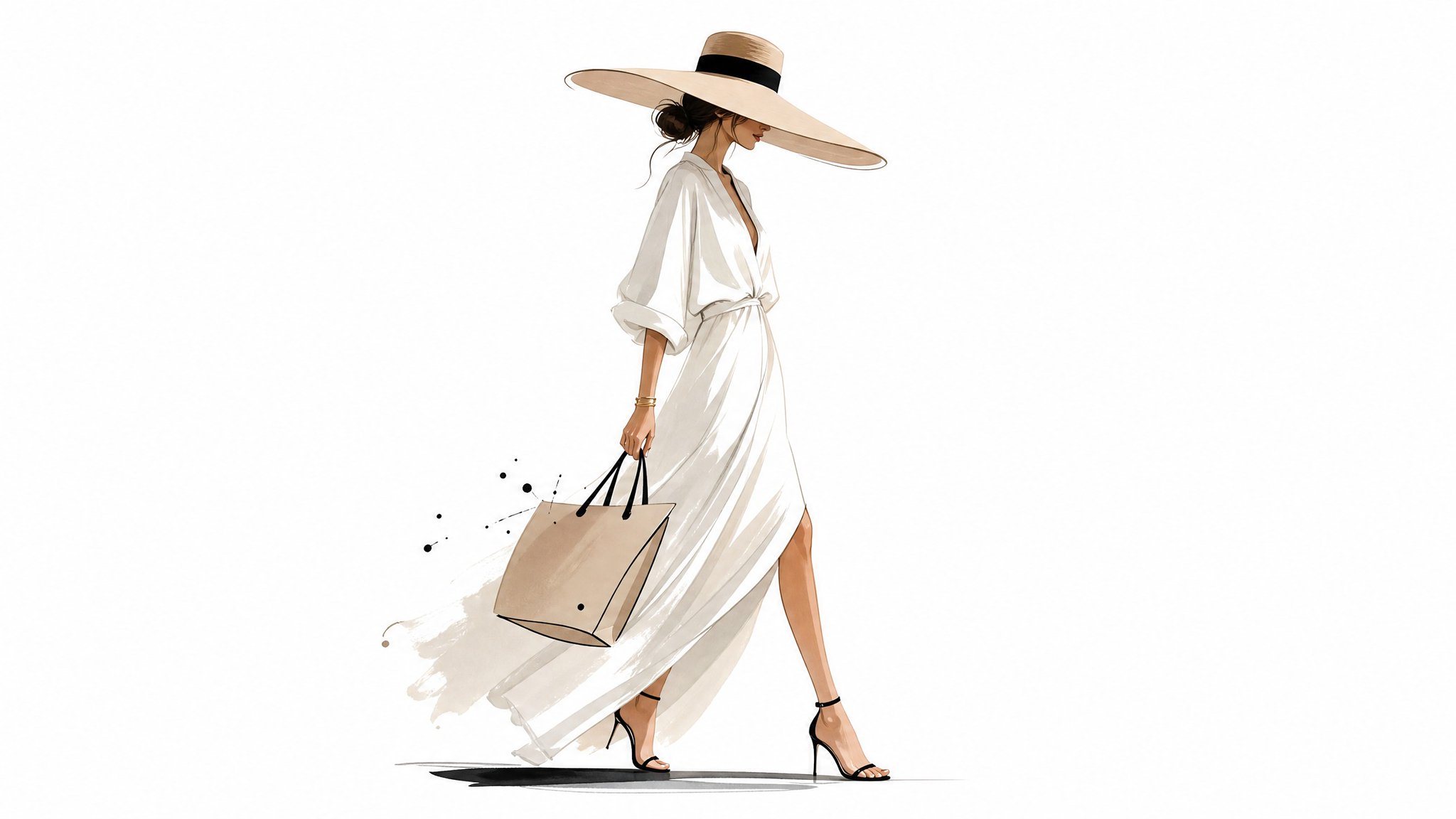 Minimalist Luxe Fashion Illustration