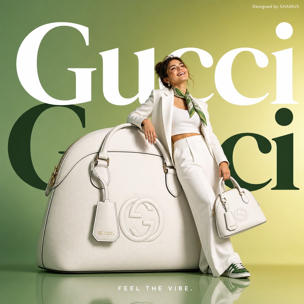 Gucci Minimalist Fashion Ad