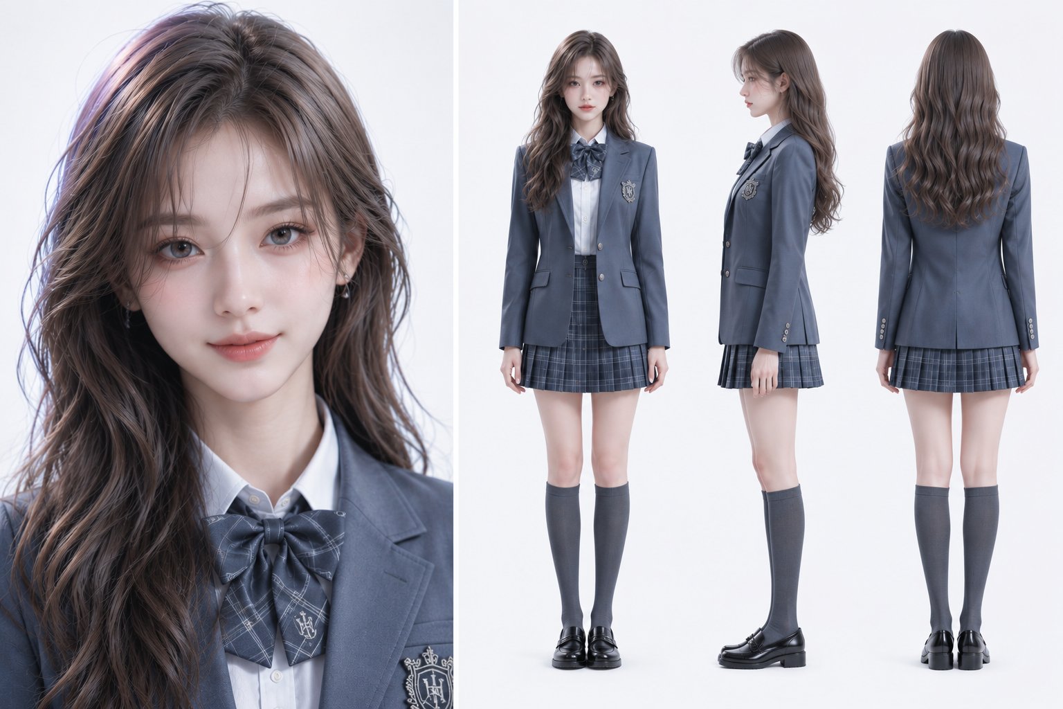 Elegant Senior Student Portrait