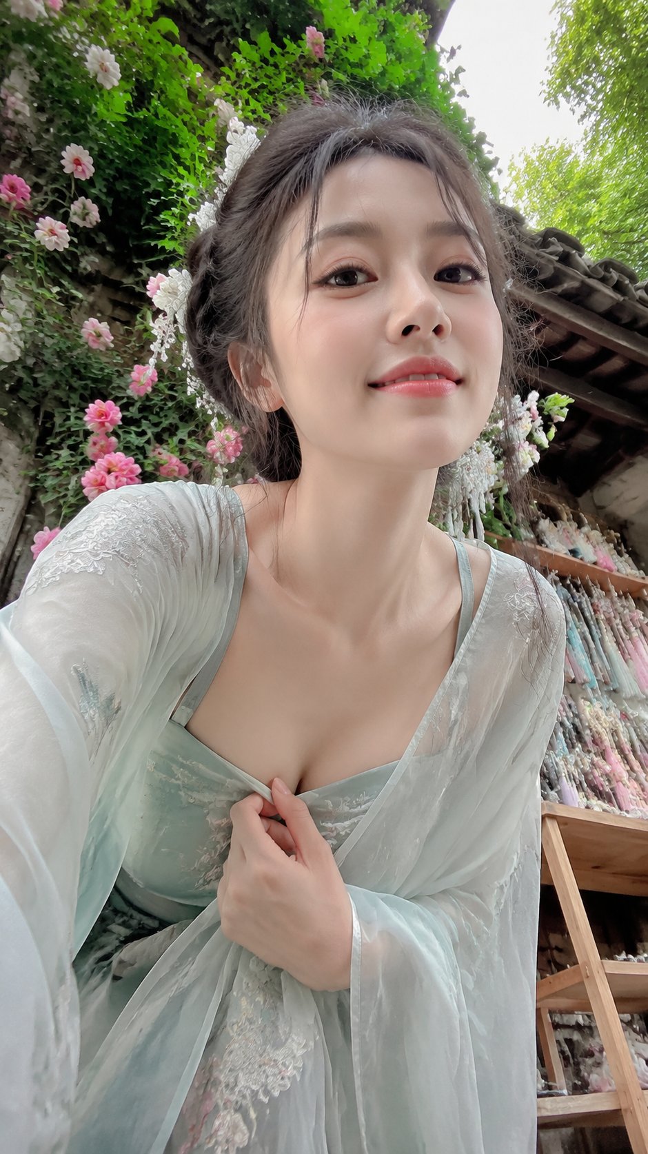 Intimate Ancient Beauty Portrait