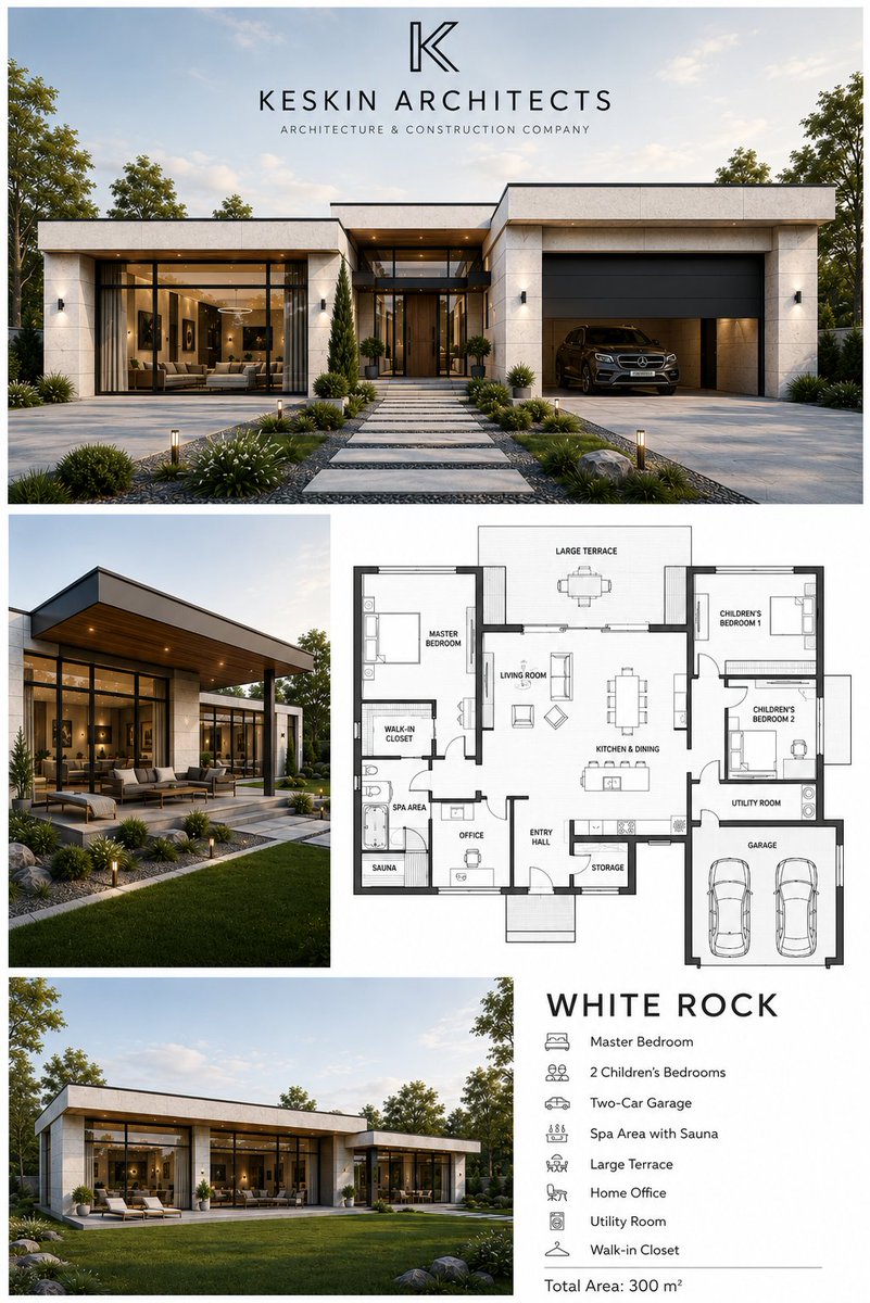 Modern Luxury Residence Architectural Panel