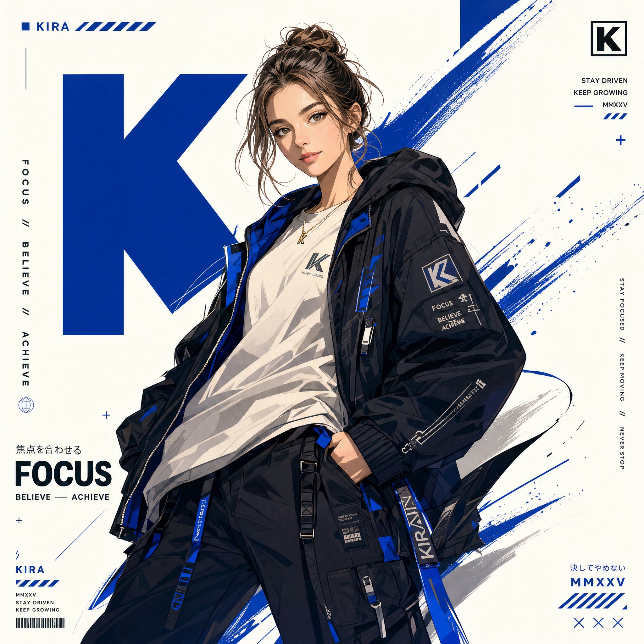 Anime Character Poster Design