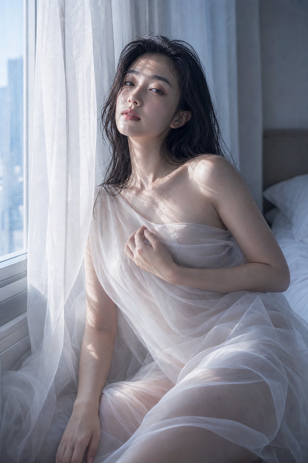 Morning Veil Art Portrait
