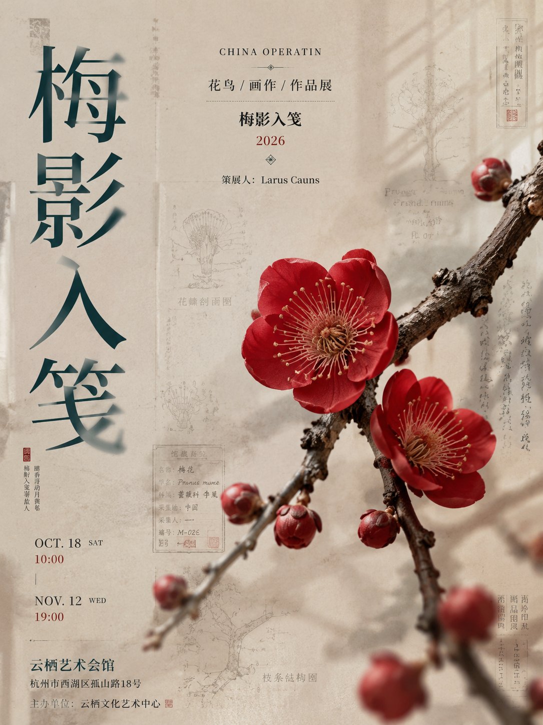 New Chinese Style Exhibition Poster