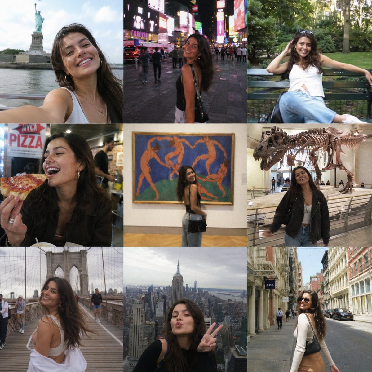 NYC Travel Blogger Grid