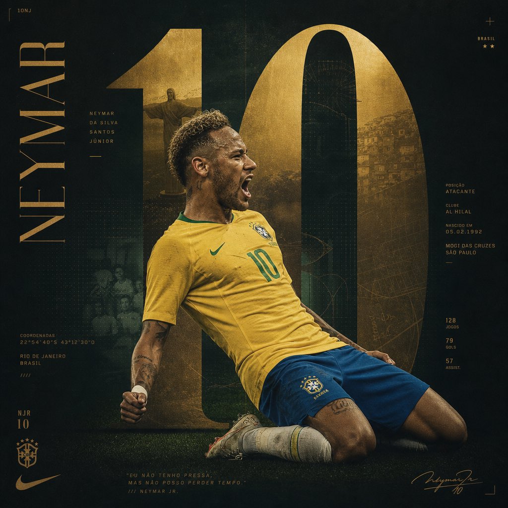 Neymar Golden Ten Masterpiece