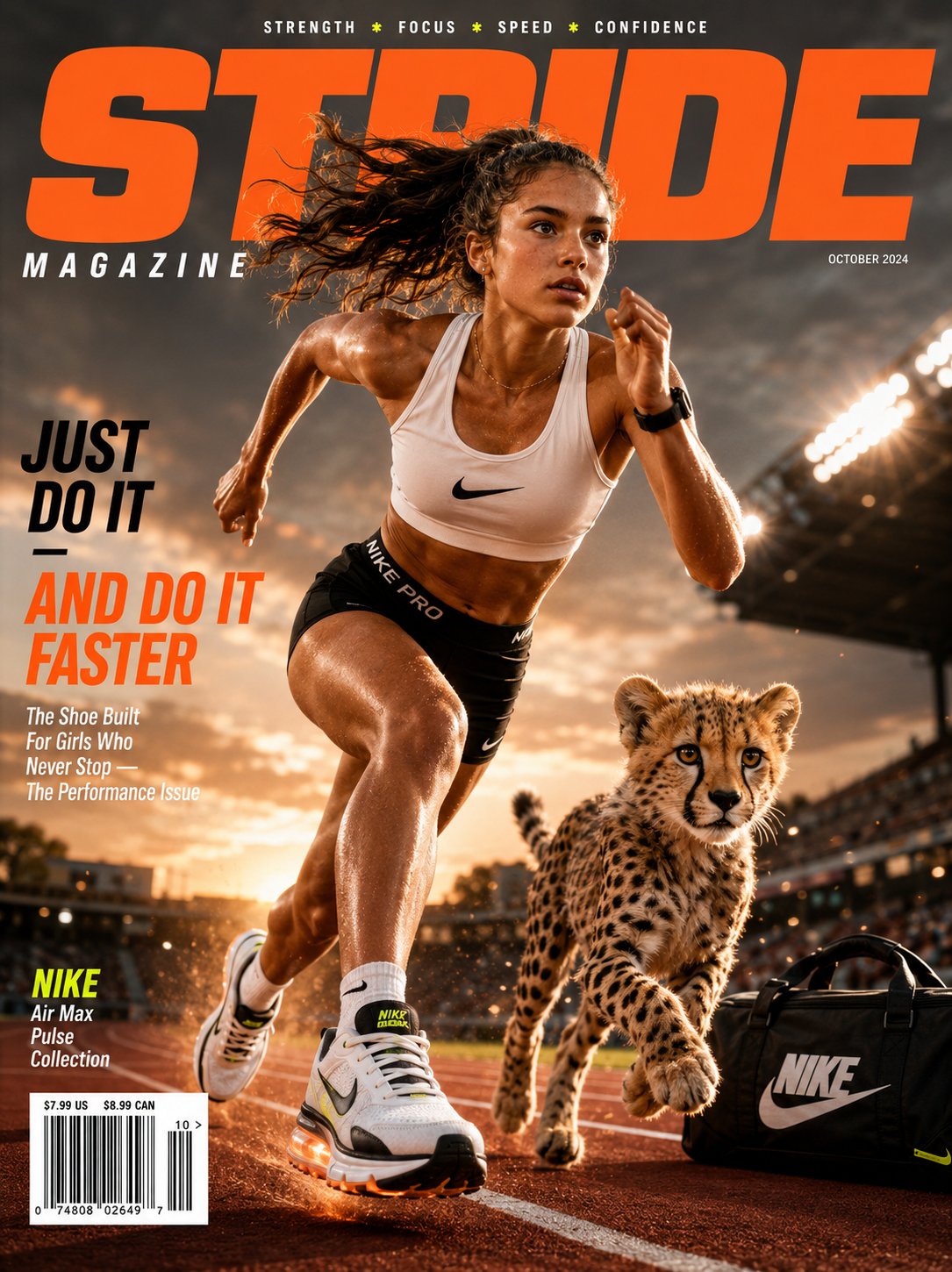 Speed Queen Runs with Cheetah