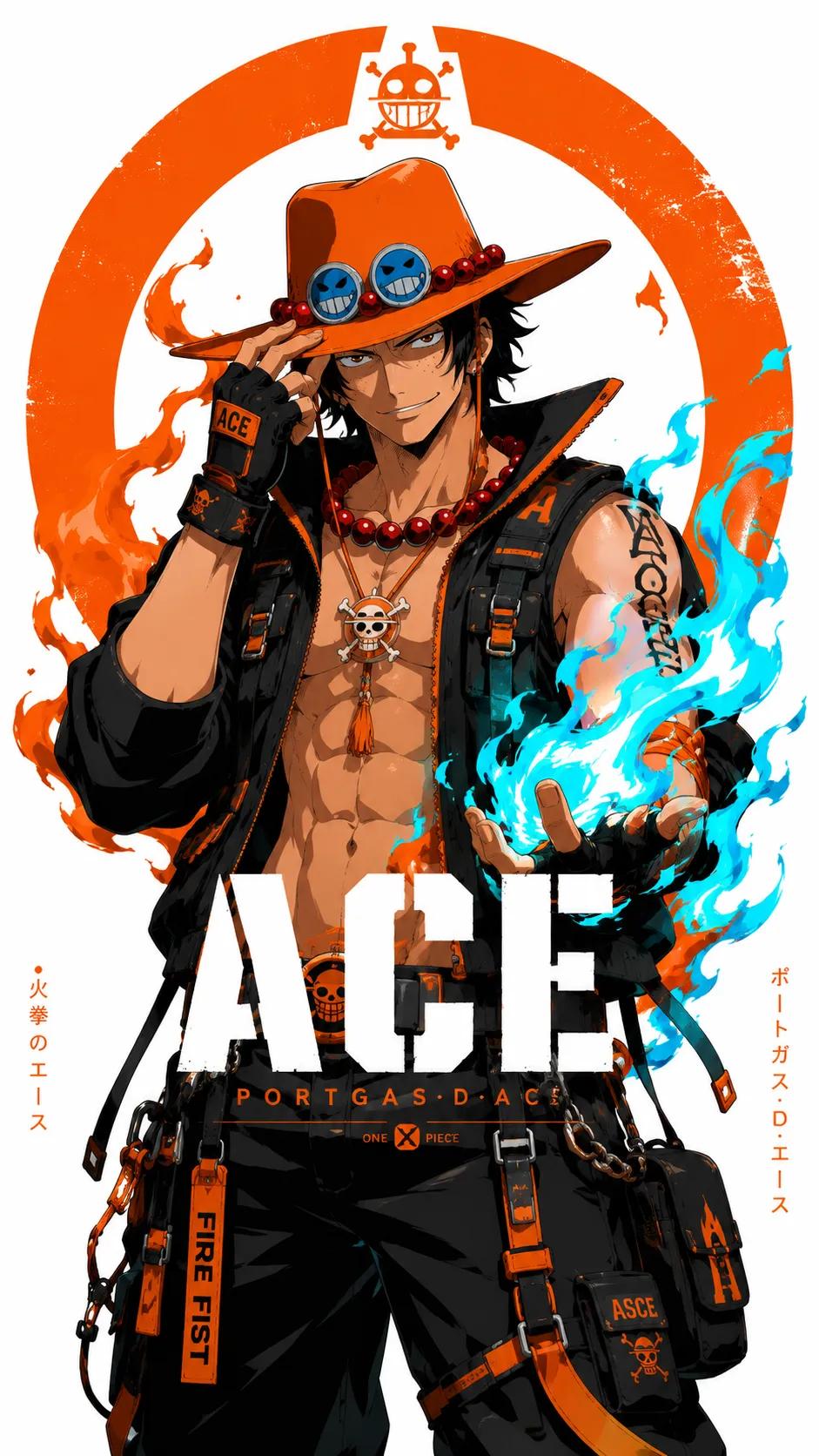 One Piece Cyber Streetwear Posters