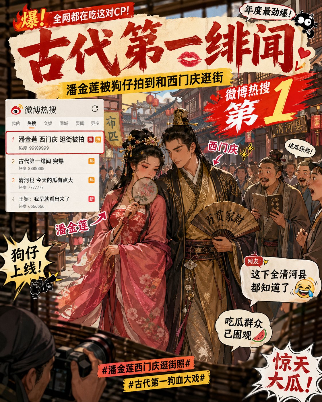 Pan Jinlian Ximen Qing Shopping Scandal