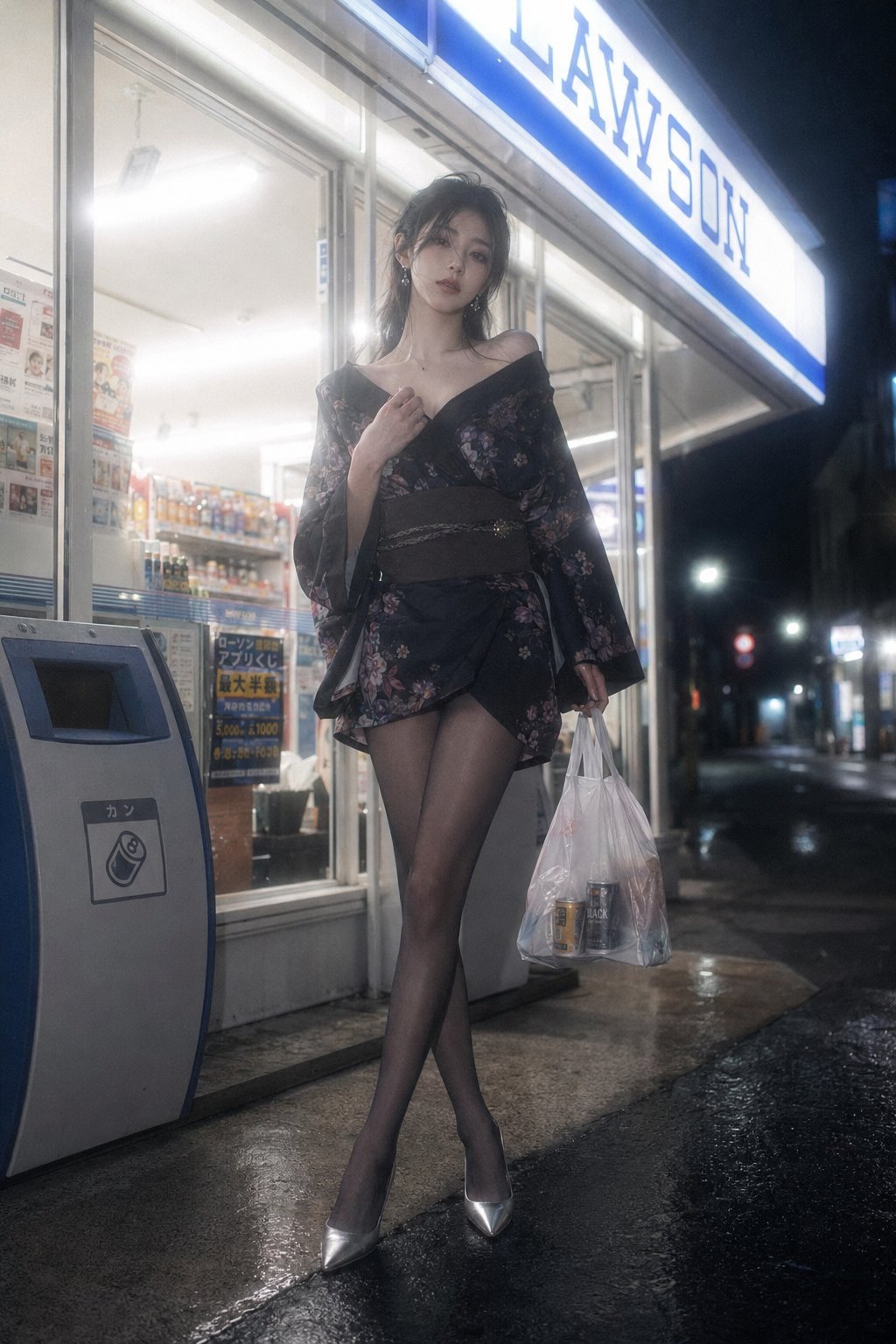 Late Night Convenience Store Portrait