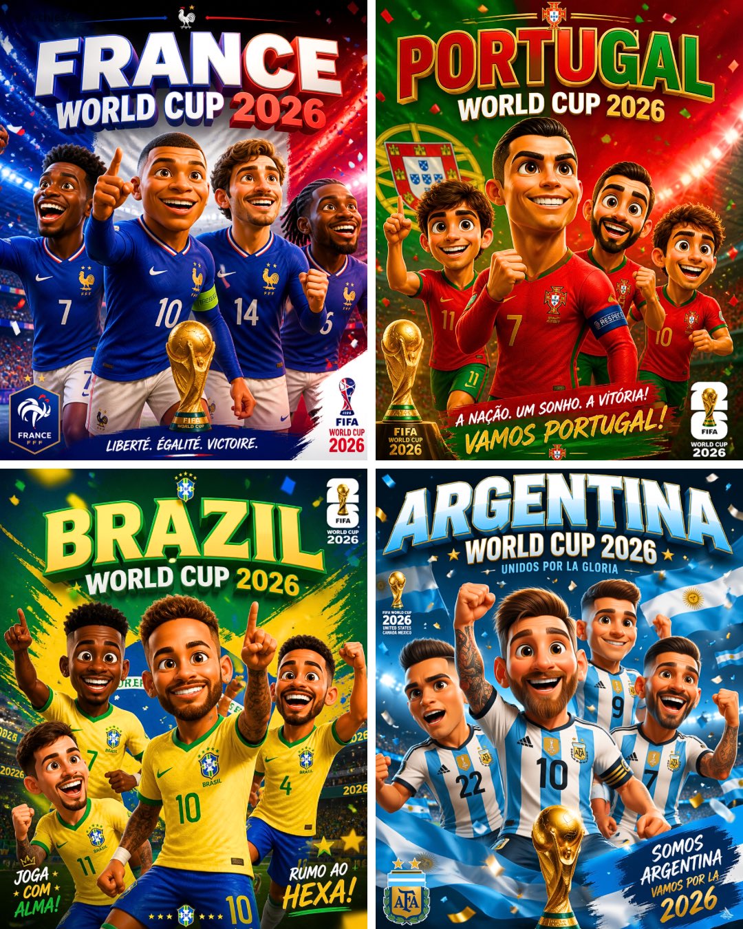 Pixar World Cup Poster