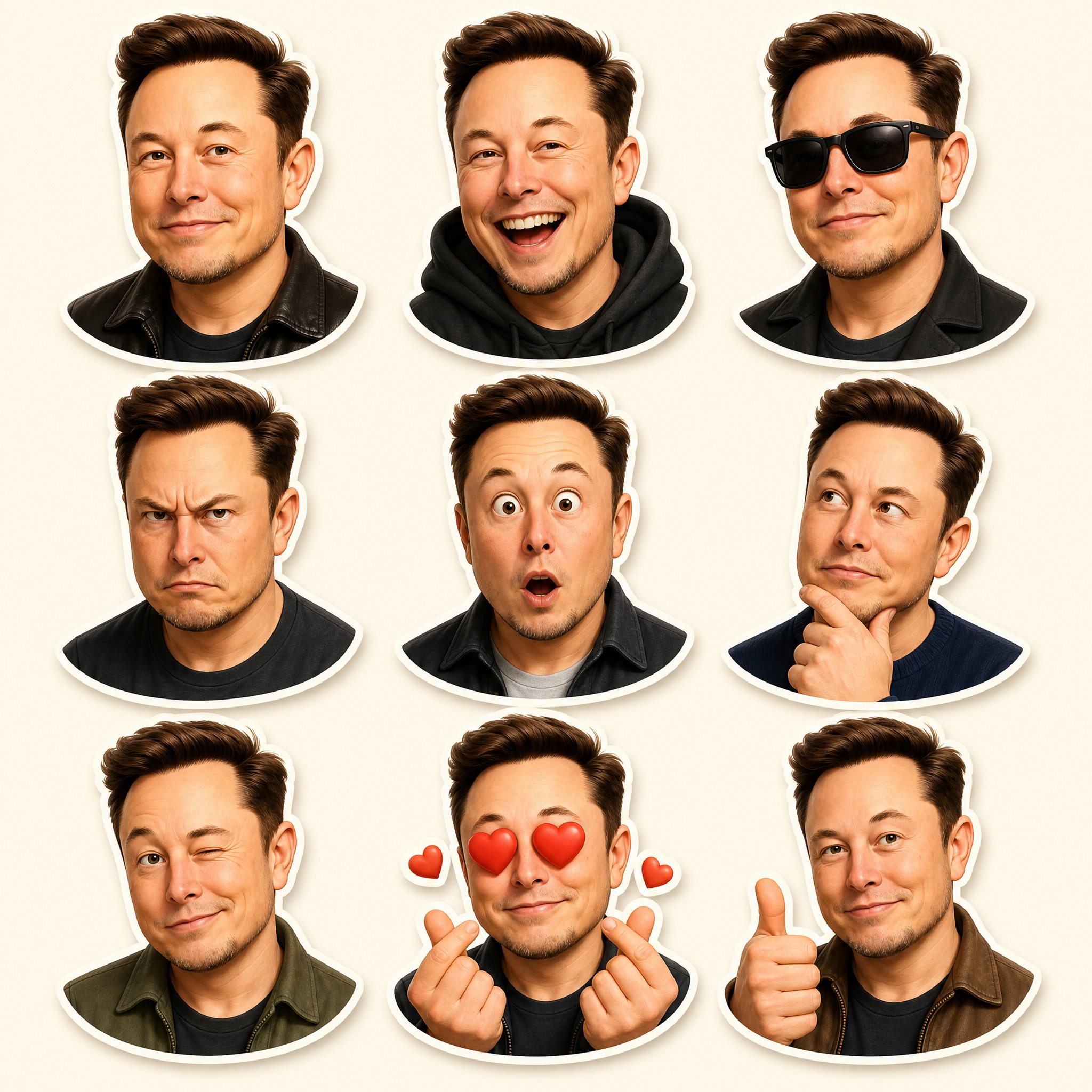 Pixar 3D Character Sticker Pack