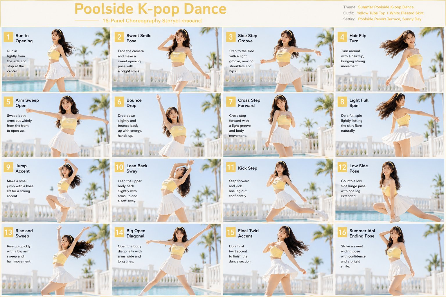 Kpop Dance By The Pool