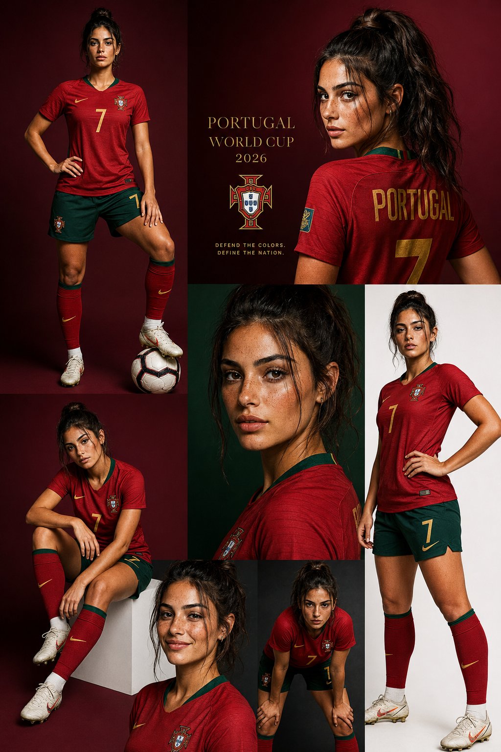 Portugal Crimson Sport Fashion Editorial