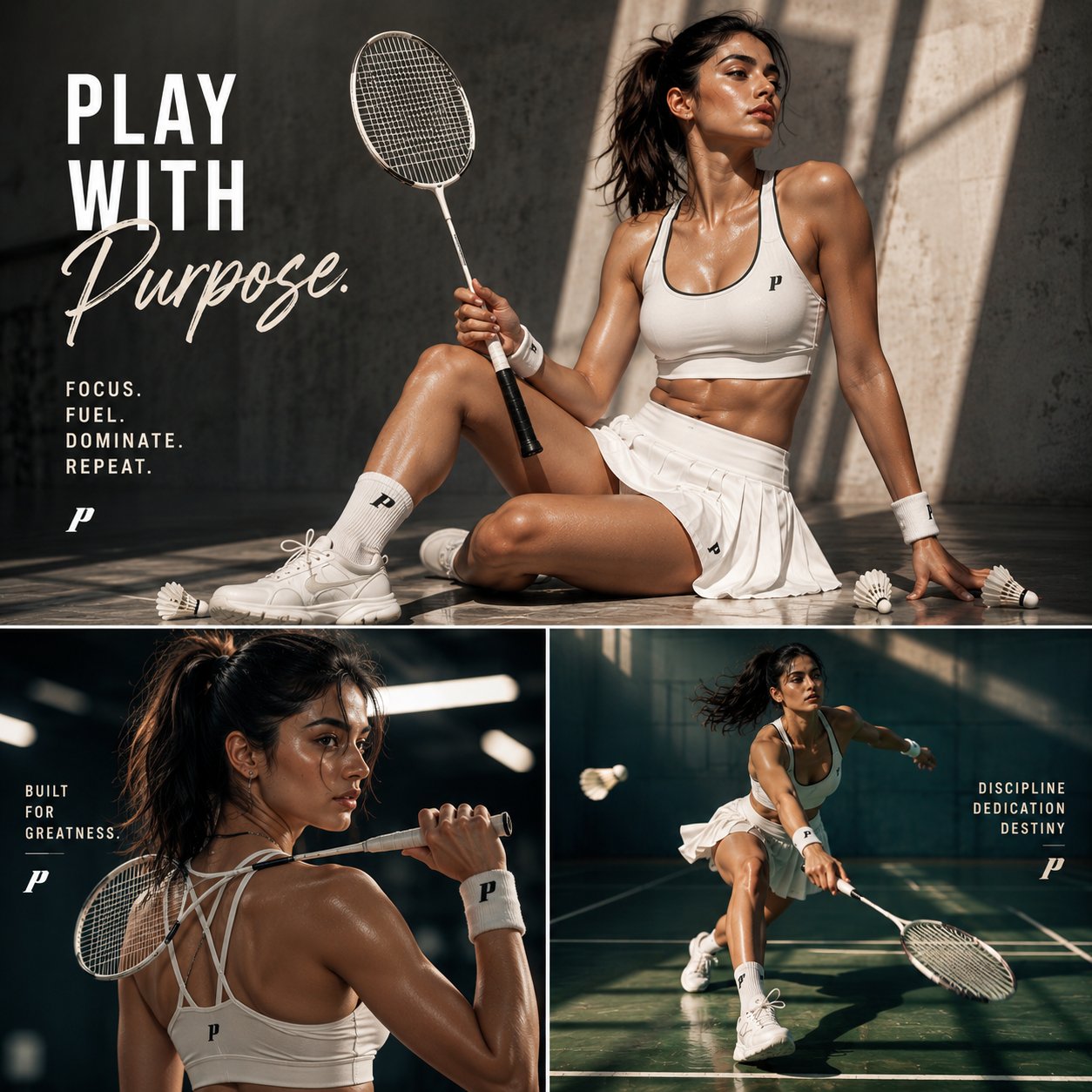 Badminton Queen Power Aesthetic