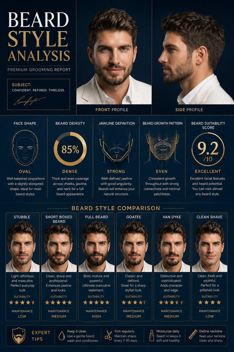 Beard Style Analysis Guide