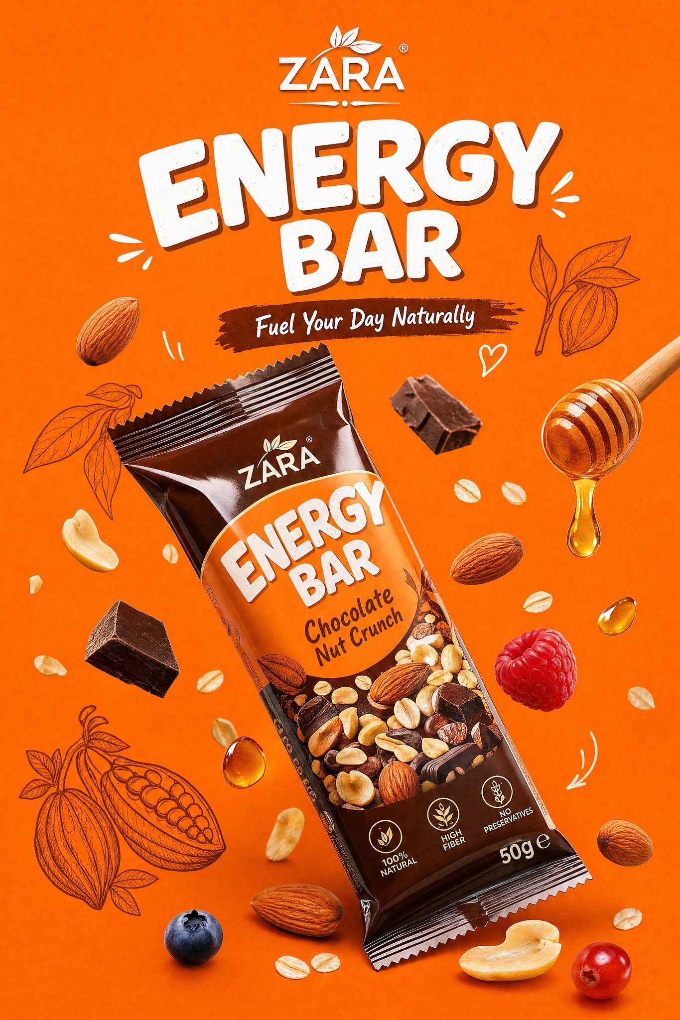Vibrant FMCG Snack Poster