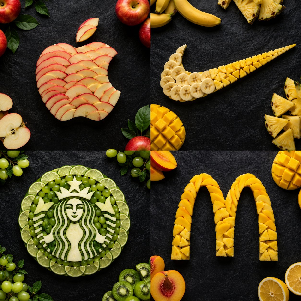 Luxury Fruit Brand Logos