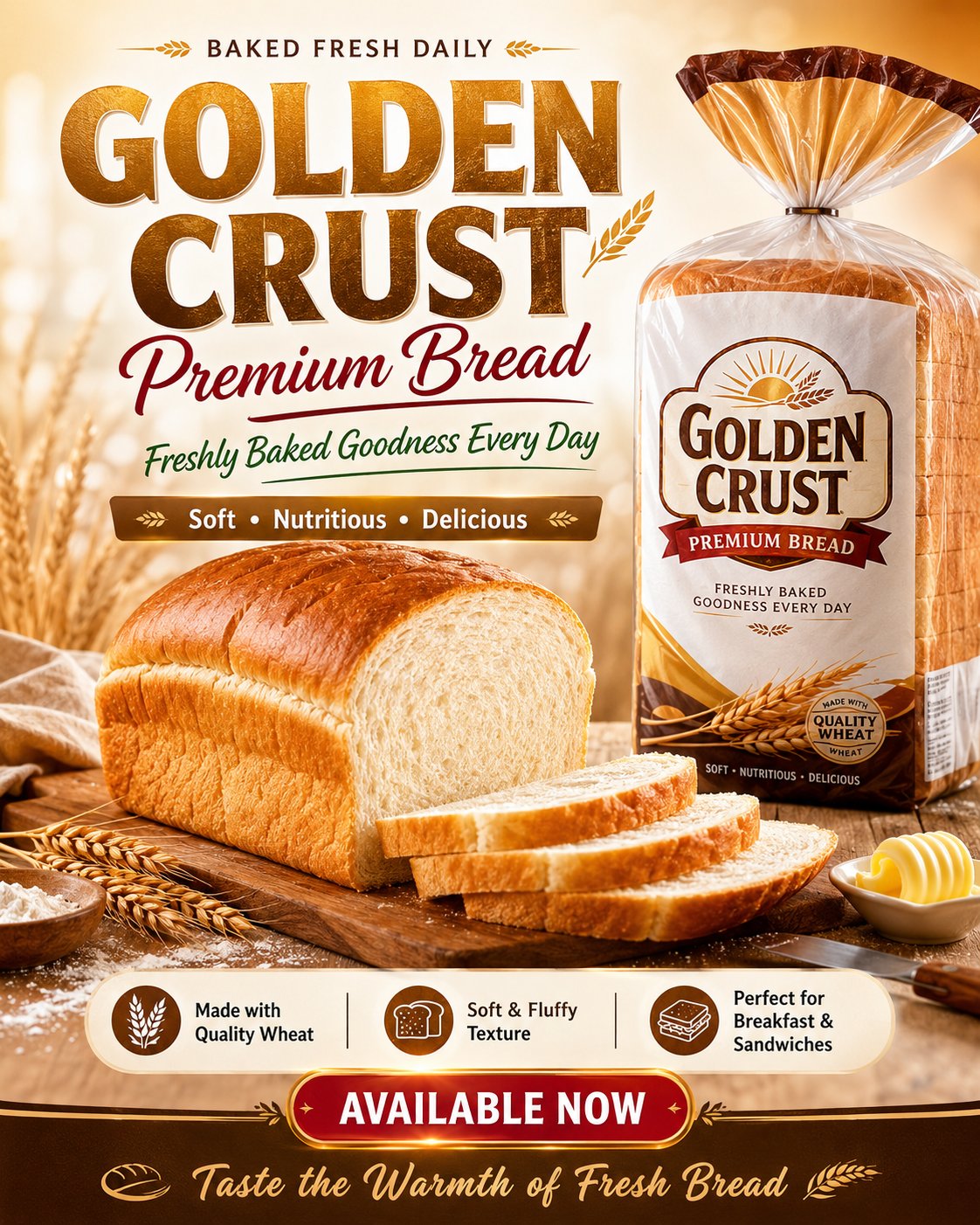 Golden Crust Bread Ad