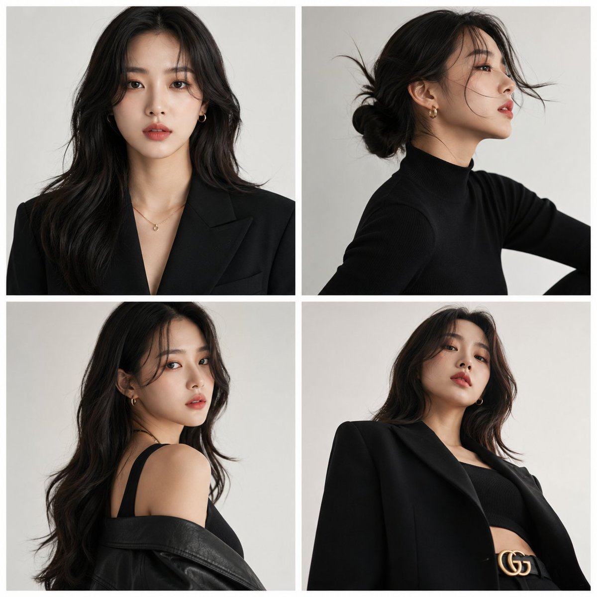 Korean Supermodel Fashion Quad