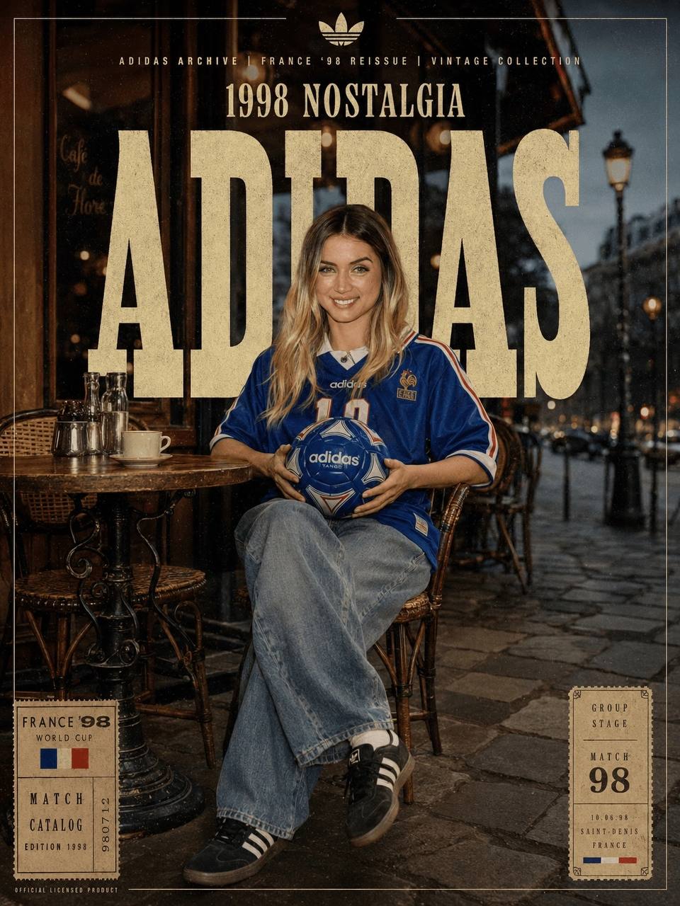 1998 France Nostalgia Poster