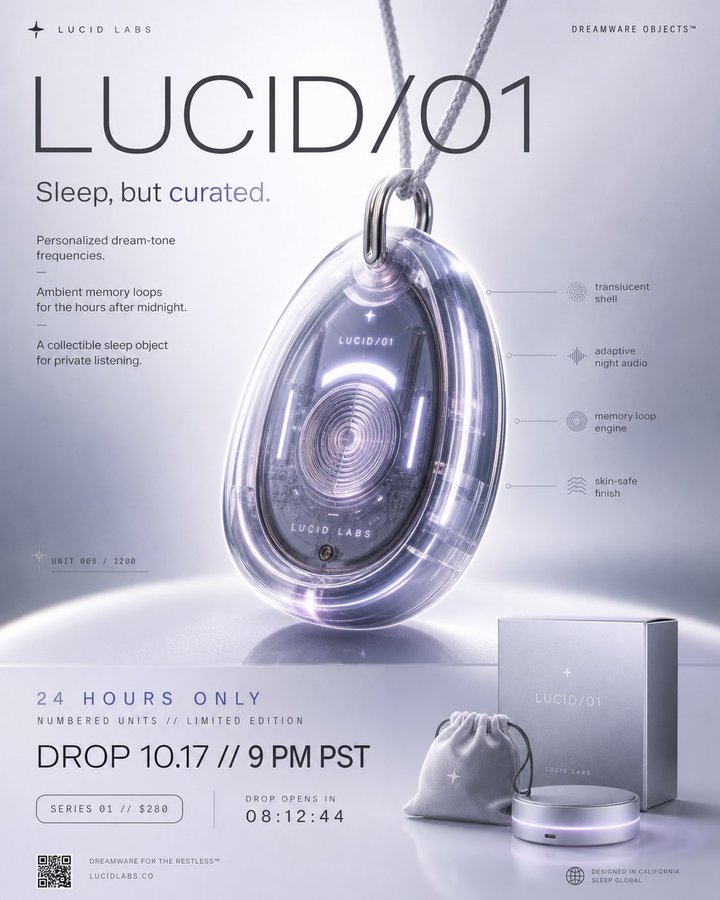 Fake Product Launch Poster Design
