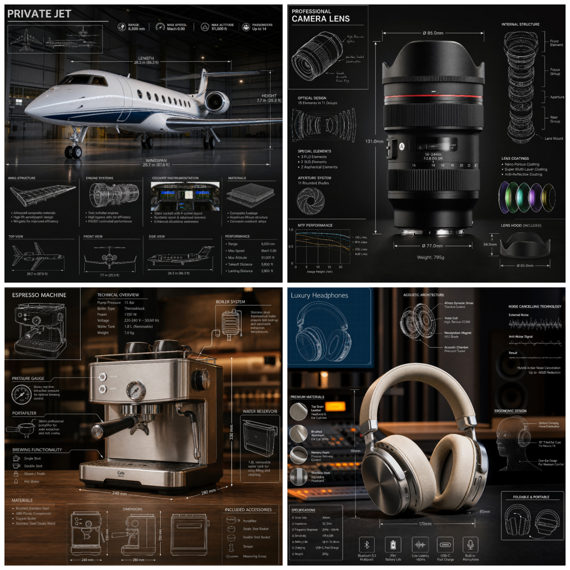 Technical Object Infographic Deconstruction