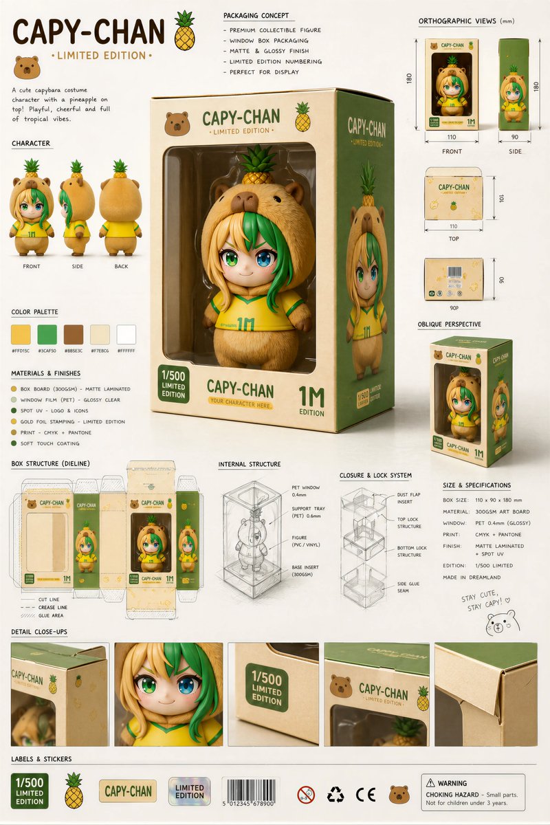 Kapi-chan Limited Edition Packaging Design