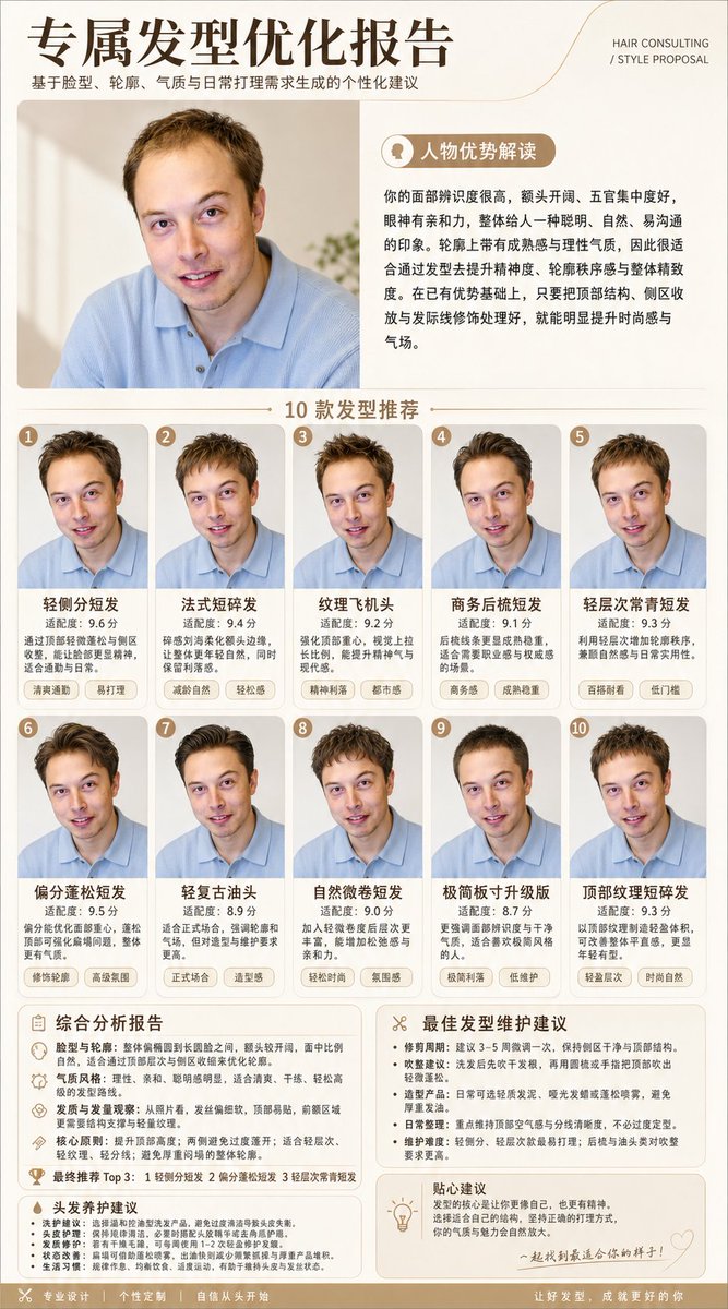 Premium Hairstyle Analysis Report