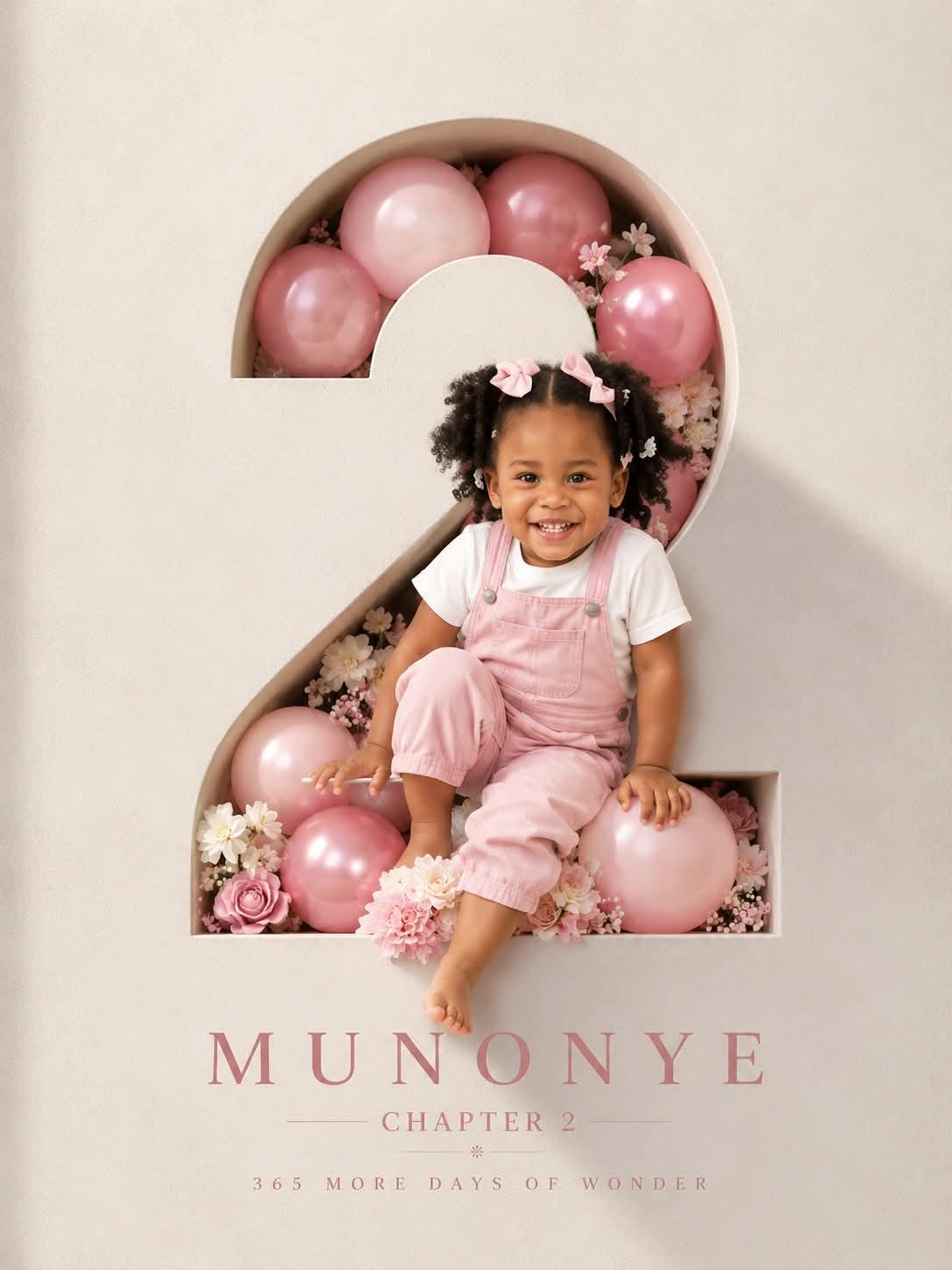 Luxury 2nd Birthday Poster
