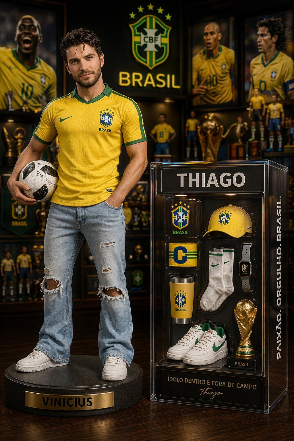 Premium 3D Soccer Collectible Figure