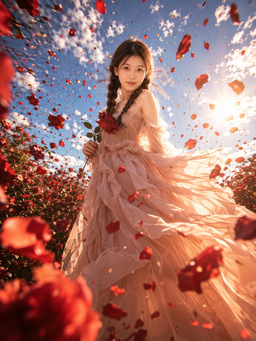 Cinematic Rose Estate Portrait