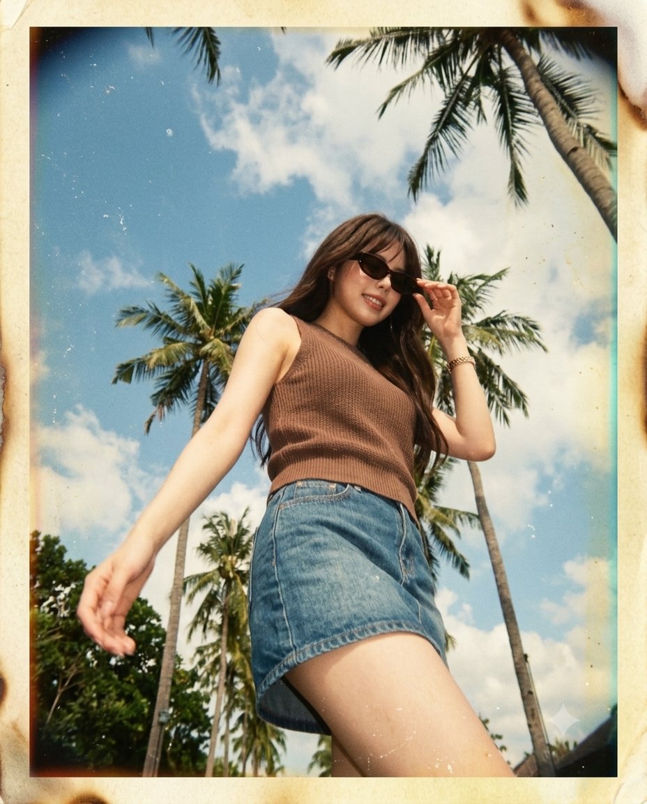 Restored Summer Snapshot from Forgotten Vacation