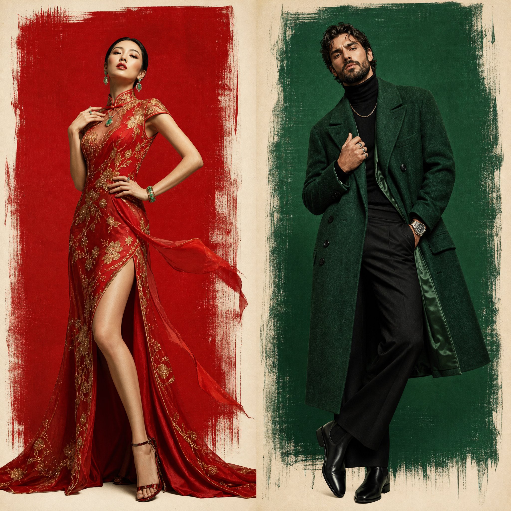 Crimson & Jade Fashion Editorial