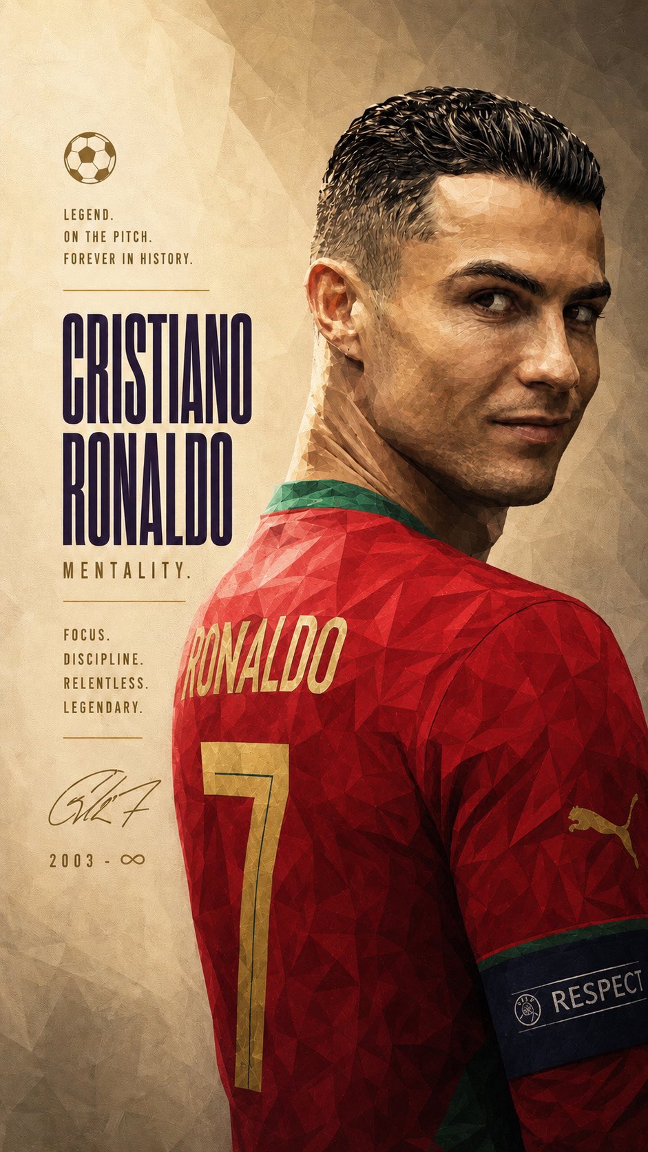 Ronaldo Legend Tribute Poster