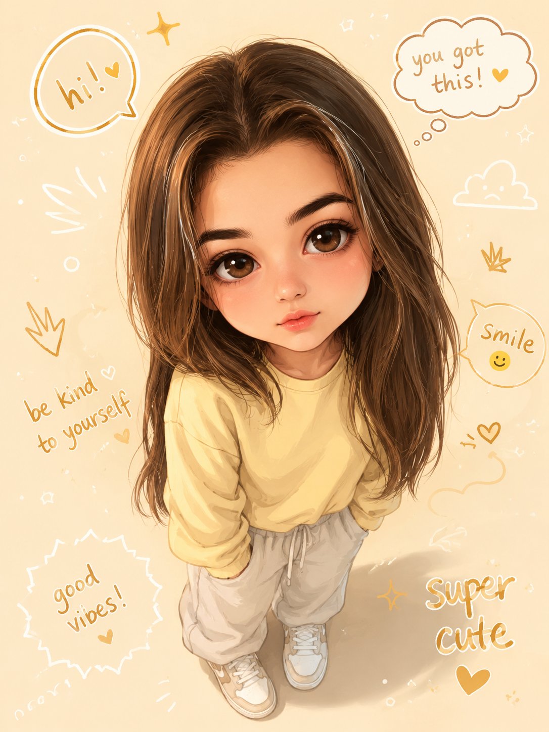Cute Chibi Avatar Illustration
