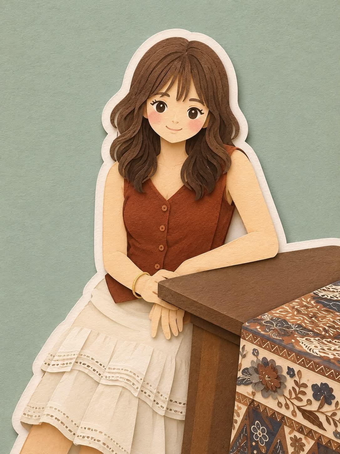Paper-Cut Cute Character Art