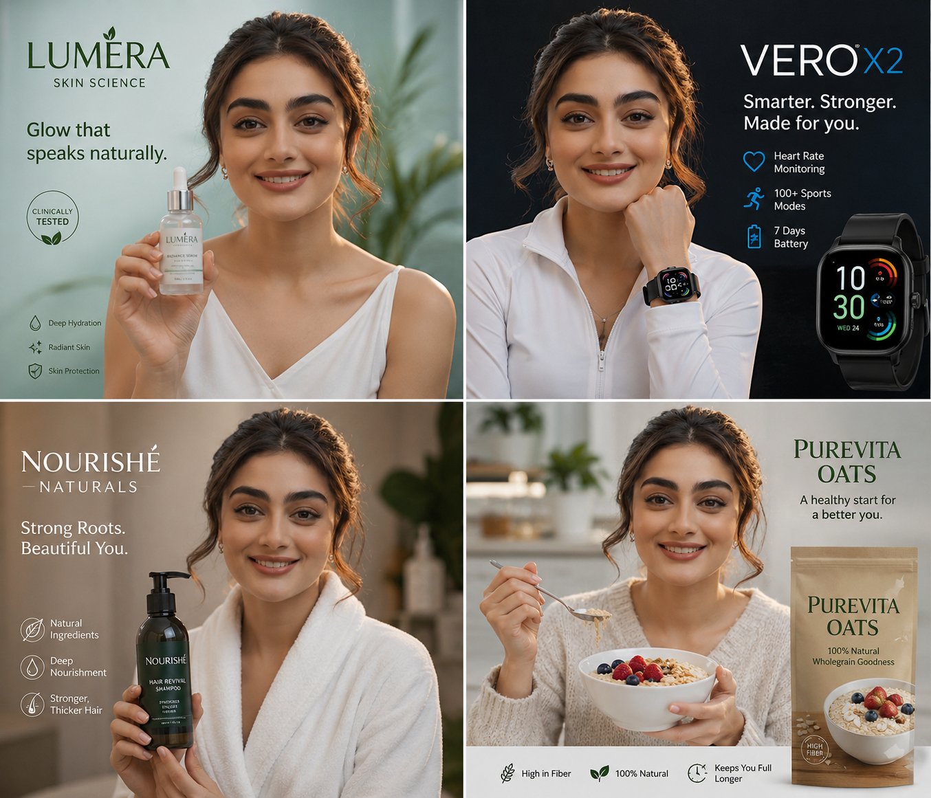 Four-Panel Commercial Ad Puzzle