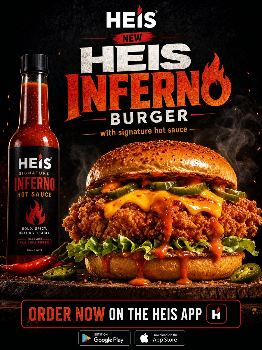 Heis Inferno Burger Ignites