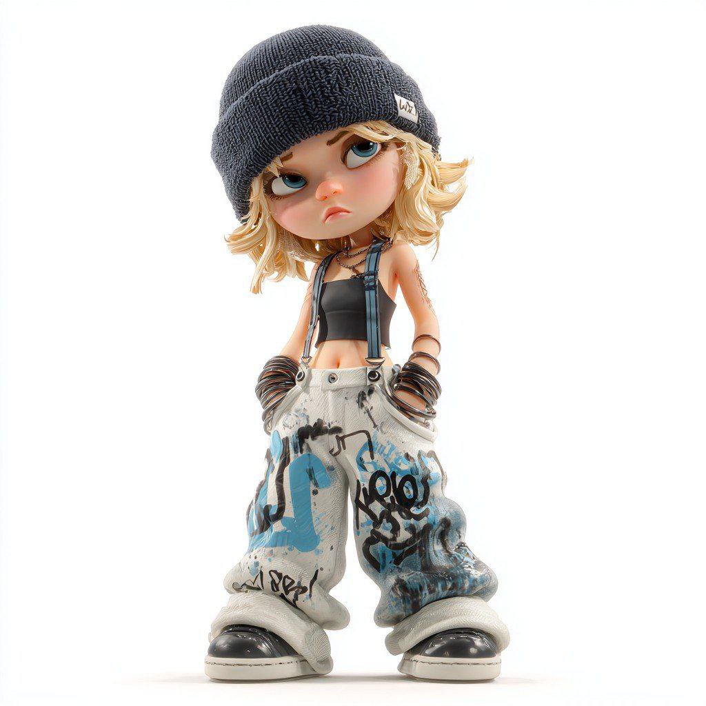 Crystal Blind Box Streetwear Girl