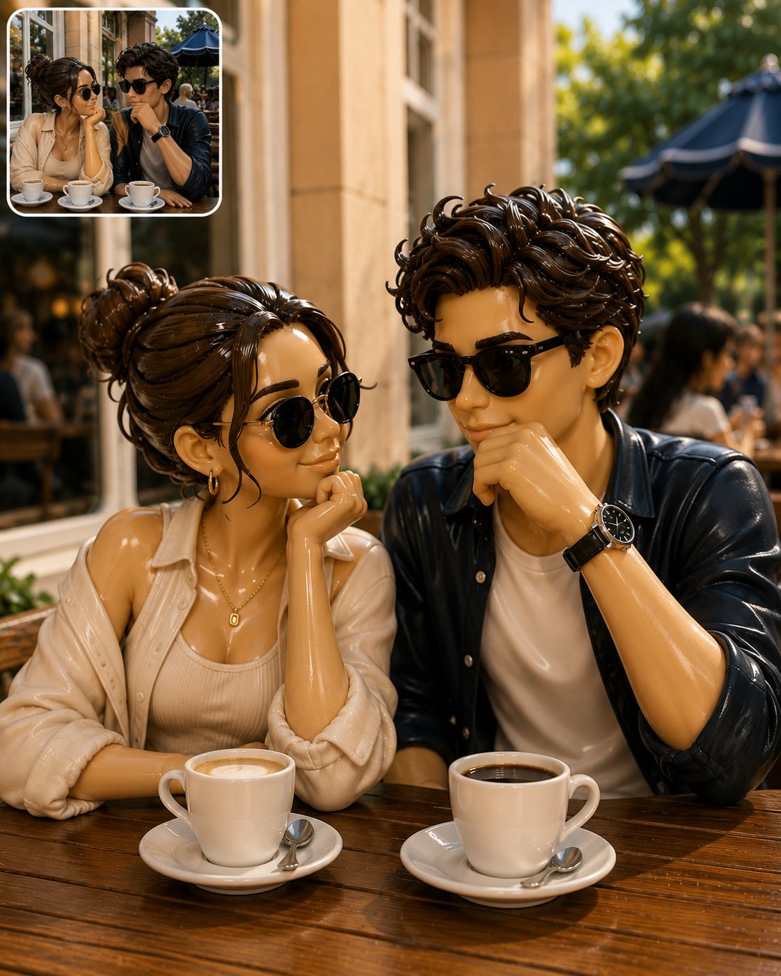 Designer Toy Couple Café