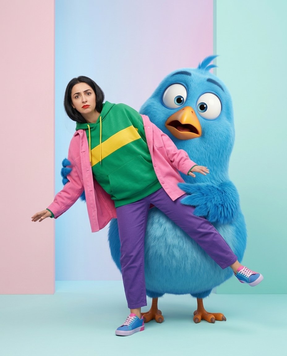 Giant Bird Fashion Comedy