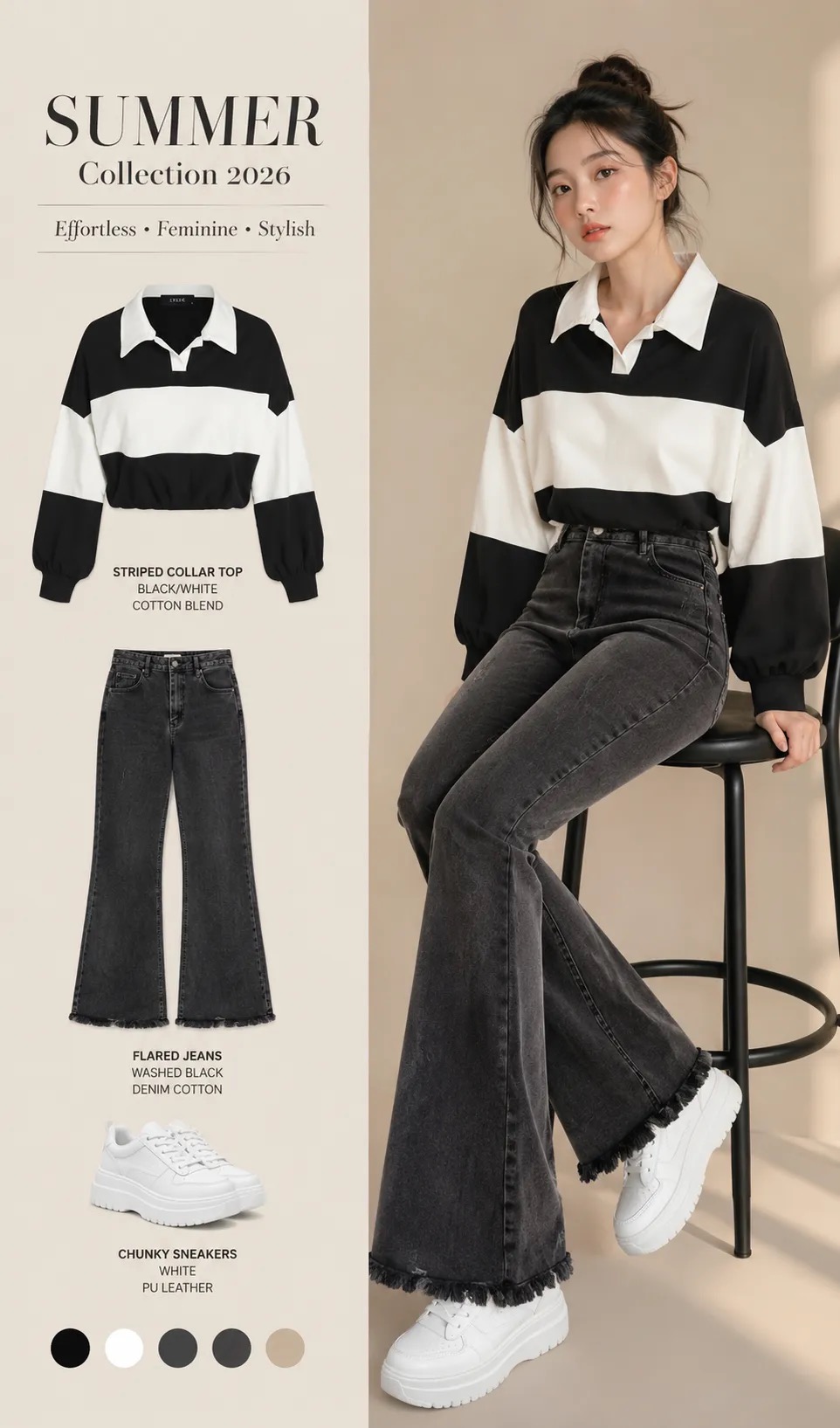 Summer 2026 Striped Casual Look